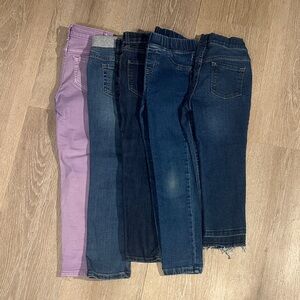 Lot of Kids Denim and Purple Pants